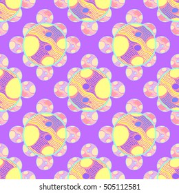 Abstract geometric colorful seamless pattern for background. Decorative backdrop can be used for wallpaper, pattern fills, web page background, surface textures.