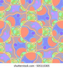 Abstract geometric colorful seamless pattern for background. Decorative backdrop can be used for wallpaper, pattern fills, web page background, surface textures.