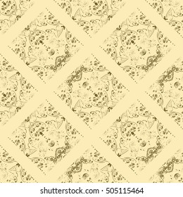 Abstract geometric colorful seamless pattern for background. Decorative backdrop can be used for wallpaper, pattern fills, web page background, surface textures.