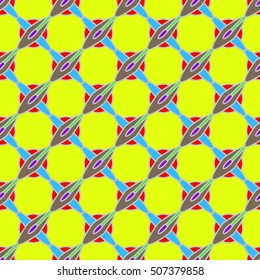Abstract geometric colorful seamless pattern for background. Decorative backdrop can be used for wallpaper, pattern fills, web page background, surface textures.