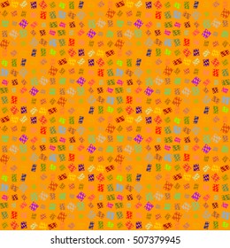 Abstract geometric colorful seamless pattern for background. Decorative backdrop can be used for wallpaper, pattern fills, web page background, surface textures.