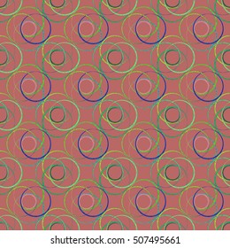 Abstract geometric colorful seamless pattern for background. Decorative backdrop can be used for wallpaper, pattern fills, web page background, surface textures.