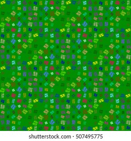 Abstract geometric colorful seamless pattern for background. Decorative backdrop can be used for wallpaper, pattern fills, web page background, surface textures.