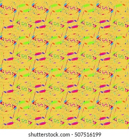 Abstract geometric colorful seamless pattern for background. Decorative backdrop can be used for wallpaper, pattern fills, web page background, surface textures.