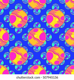 Abstract geometric colorful seamless pattern for background. Decorative backdrop can be used for wallpaper, pattern fills, web page background, surface textures.