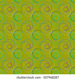 Abstract geometric colorful seamless pattern for background. Decorative backdrop can be used for wallpaper, pattern fills, web page background, surface textures.