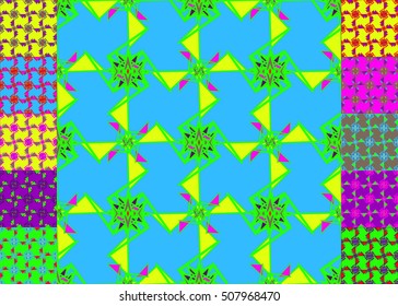 Abstract geometric colorful seamless pattern for background. Decorative backdrop can be used for wallpaper, pattern fills, web page background, surface textures.