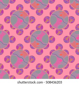 Abstract geometric colorful seamless pattern for background. Decorative backdrop can be used for wallpaper, pattern fills, web page background, surface textures.