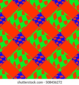 Abstract geometric colorful seamless pattern for background. Decorative backdrop can be used for wallpaper, pattern fills, web page background, surface textures.