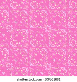 Abstract geometric colorful seamless pattern for background. Decorative backdrop can be used for wallpaper, pattern fills, web page background, surface textures.
