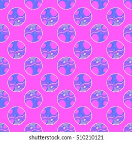 Abstract geometric colorful seamless pattern for background. Decorative backdrop can be used for wallpaper, pattern fills, web page background, surface textures.