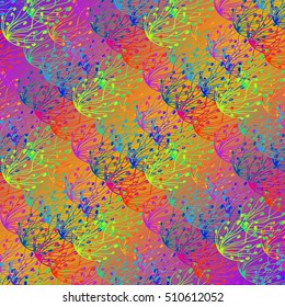 Abstract geometric colorful seamless pattern for background. Decorative backdrop can be used for wallpaper, pattern fills, web page background, surface textures.