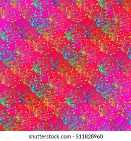 Abstract geometric colorful seamless pattern for background. Decorative backdrop can be used for wallpaper, pattern fills, web page background, surface textures.