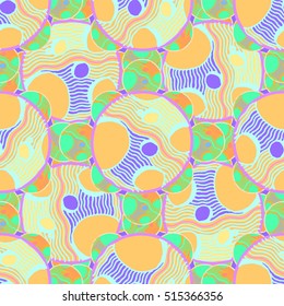 Abstract geometric colorful seamless pattern for background. Decorative backdrop can be used for wallpaper, pattern fills, web page background, surface textures.