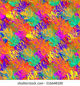 Abstract geometric colorful seamless pattern for background. Decorative backdrop can be used for wallpaper, pattern fills, web page background, surface textures.