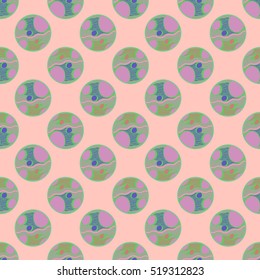 Abstract geometric colorful seamless pattern for background. Decorative backdrop can be used for wallpaper, pattern fills, web page background, surface textures.
