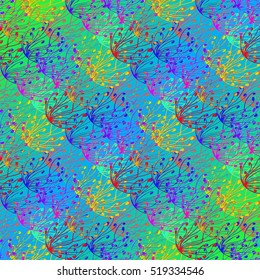 Abstract geometric colorful seamless pattern for background. Decorative backdrop can be used for wallpaper, pattern fills, web page background, surface textures.