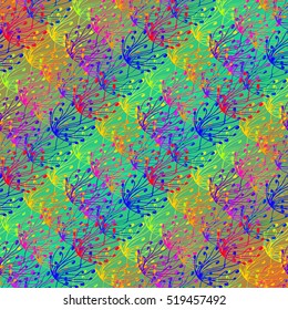 Abstract geometric colorful seamless pattern for background. Decorative backdrop can be used for wallpaper, pattern fills, web page background, surface textures.