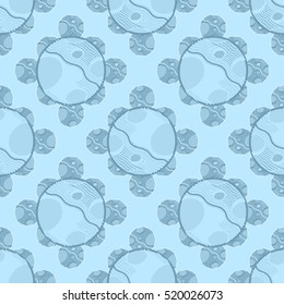Abstract geometric colorful seamless pattern for background. Decorative backdrop can be used for wallpaper, pattern fills, web page background, surface textures.