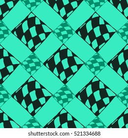 Abstract geometric colorful seamless pattern for background. Decorative backdrop can be used for wallpaper, pattern fills, web page background, surface textures.