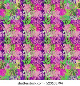 Abstract geometric colorful seamless pattern for background. Decorative backdrop can be used for wallpaper, pattern fills, web page background, surface textures.
