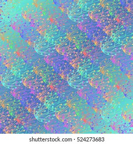 Abstract geometric colorful seamless pattern for background. Decorative backdrop can be used for wallpaper, pattern fills, web page background, surface textures.