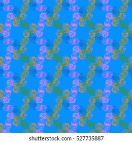 Abstract geometric colorful seamless pattern for background. Decorative backdrop can be used for wallpaper, pattern fills, web page background, surface textures.
