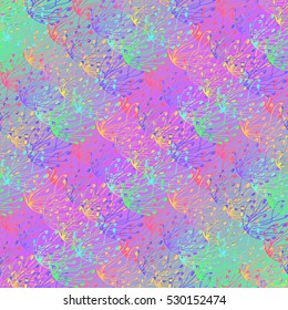 Abstract geometric colorful seamless pattern for background. Decorative backdrop can be used for wallpaper, pattern fills, web page background, surface textures.
