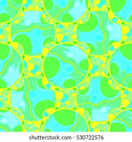 Abstract geometric colorful seamless pattern for background. Decorative backdrop can be used for wallpaper, pattern fills, web page background, surface textures.