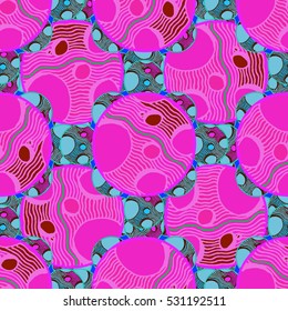 Abstract geometric colorful seamless pattern for background. Decorative backdrop can be used for wallpaper, pattern fills, web page background, surface textures.