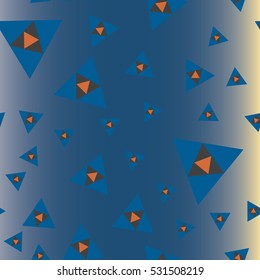 Abstract geometric colorful seamless pattern for background. Decorative backdrop can be used for wallpaper, pattern fills, web page background, surface textures. Old vintage retro energy pattern.