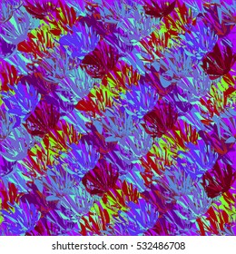 Abstract geometric colorful seamless pattern for background. Decorative backdrop can be used for wallpaper, pattern fills, web page background, surface textures.