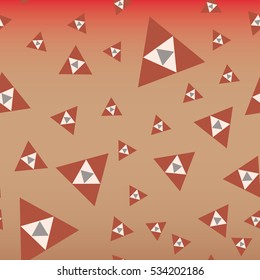 Abstract geometric colorful seamless pattern for background. Decorative backdrop can be used for wallpaper, pattern fills, web page background, surface textures. Old vintage retro energy pattern.
