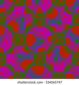 Abstract geometric colorful seamless pattern for background. Decorative backdrop can be used for wallpaper, pattern fills, web page background, surface textures.