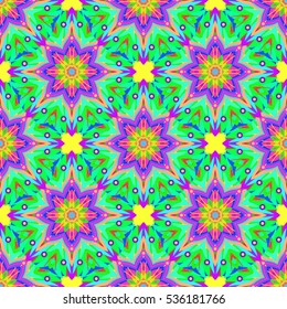 Abstract geometric colorful seamless pattern for background. Decorative backdrop can be used for wallpaper, pattern fills, web page background, surface textures.