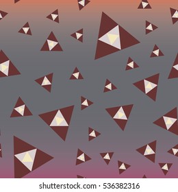 Abstract geometric colorful seamless pattern for background. Decorative backdrop can be used for wallpaper, pattern fills, web page background, surface textures. Old vintage retro energy pattern.