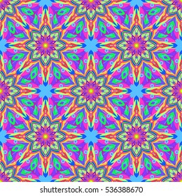 Abstract geometric colorful seamless pattern for background. Decorative backdrop can be used for wallpaper, pattern fills, web page background, surface textures.