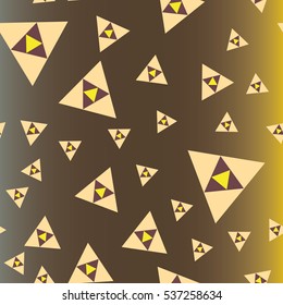 Abstract geometric colorful seamless pattern for background. Decorative backdrop can be used for wallpaper, pattern fills, web page background, surface textures. Old vintage retro energy pattern.
