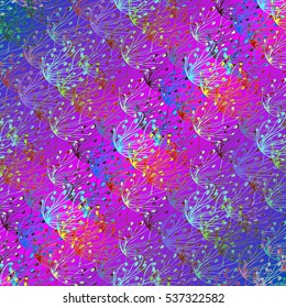 Abstract geometric colorful seamless pattern for background. Decorative backdrop can be used for wallpaper, pattern fills, web page background, surface textures.