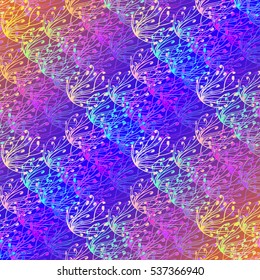 Abstract geometric colorful seamless pattern for background. Decorative backdrop can be used for wallpaper, pattern fills, web page background, surface textures.