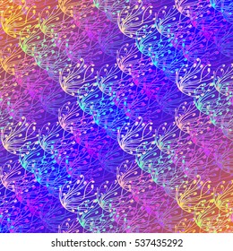 Abstract geometric colorful seamless pattern for background. Decorative backdrop can be used for wallpaper, pattern fills, web page background, surface textures.