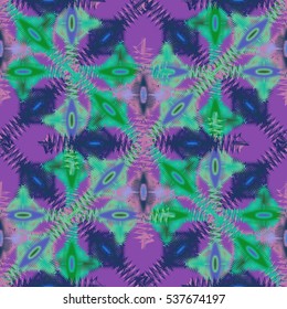 Abstract geometric colorful seamless pattern for background. Decorative backdrop can be used for wallpaper, pattern fills, web page background, surface textures. Old vintage retro energy pattern.