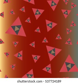 Abstract geometric colorful seamless pattern for background. Decorative backdrop can be used for wallpaper, pattern fills, web page background, surface textures. Old vintage retro energy pattern.