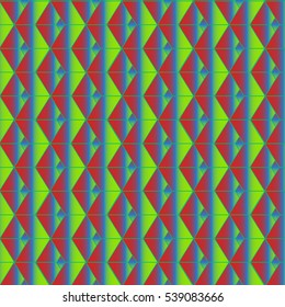Abstract geometric colorful seamless pattern for background. Decorative backdrop can be used for wallpaper, pattern fills, web page background, surface textures. Old vintage retro energy pattern.
