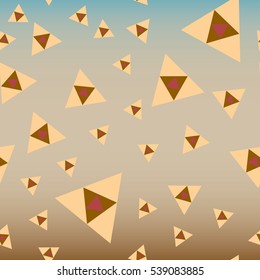 Abstract geometric colorful seamless pattern for background. Decorative backdrop can be used for wallpaper, pattern fills, web page background, surface textures. Old vintage retro energy pattern.