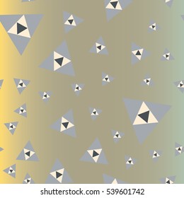 Abstract geometric colorful seamless pattern for background. Decorative backdrop can be used for wallpaper, pattern fills, web page background, surface textures. Old vintage retro energy pattern.