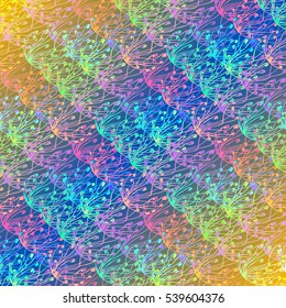 Abstract geometric colorful seamless pattern for background. Decorative backdrop can be used for wallpaper, pattern fills, web page background, surface textures.