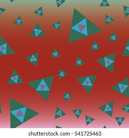 Abstract geometric colorful seamless pattern for background. Decorative backdrop can be used for wallpaper, pattern fills, web page background, surface textures. Old vintage retro energy pattern.