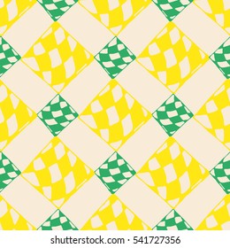 Abstract geometric colorful seamless pattern for background. Decorative backdrop can be used for wallpaper, pattern fills, web page background, surface textures. Old vintage retro energy pattern.