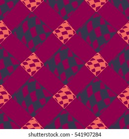 Abstract geometric colorful seamless pattern for background. Decorative backdrop can be used for wallpaper, pattern fills, web page background, surface textures. Old vintage retro energy pattern.